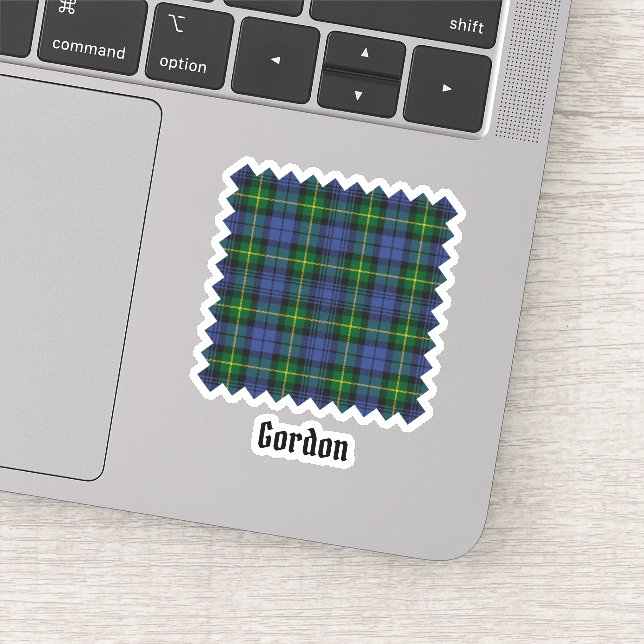 Clan Gordon Tartan Sticker (Detail)