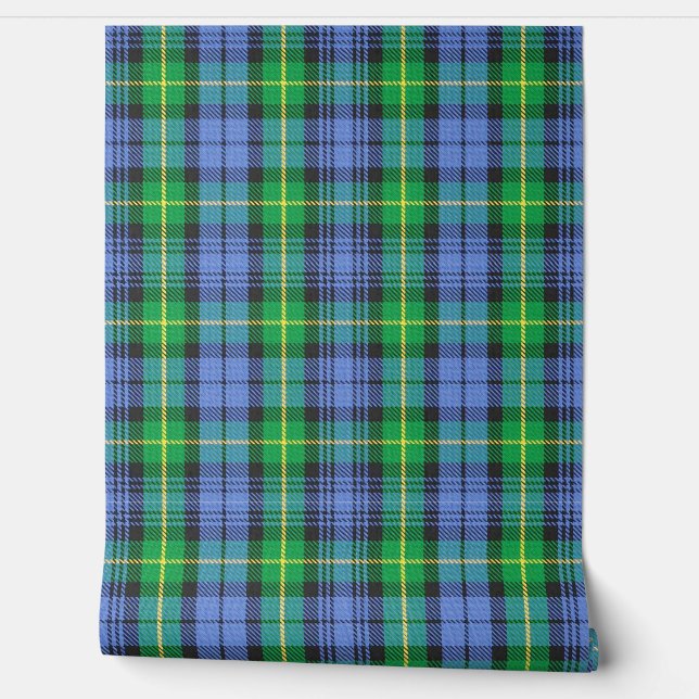 Clan Gordon Tartan Wallpaper (Unrolling)