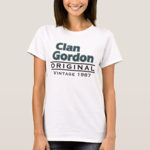 Clan Gordon Vintage Customise Your Birthyear T-Shirt