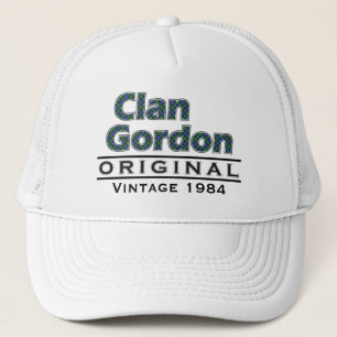 Clan Gordon Vintage Customise Your Birthyear Trucker Hat