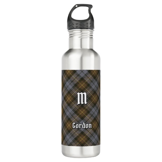 Clan Gordon Weathered Tartan 710 Ml Water Bottle (Front)