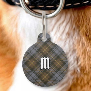 Clan Gordon Weathered Tartan Pet ID Tag