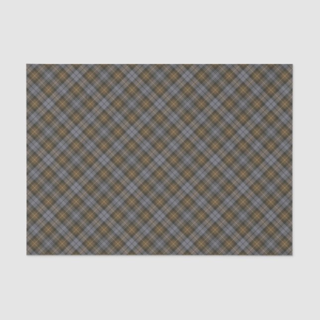 Clan Gordon Weathered Tartan Tissue Paper (Front)