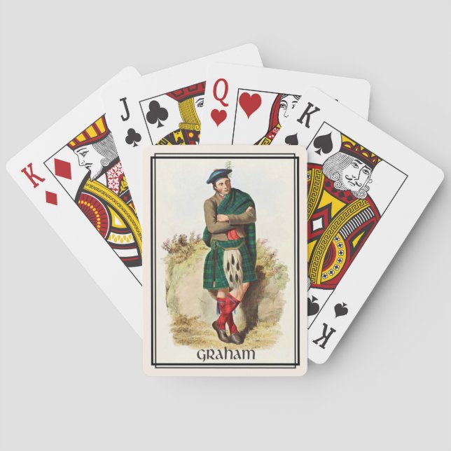Clan Graham Classic Scotland Playing Cards (Back)