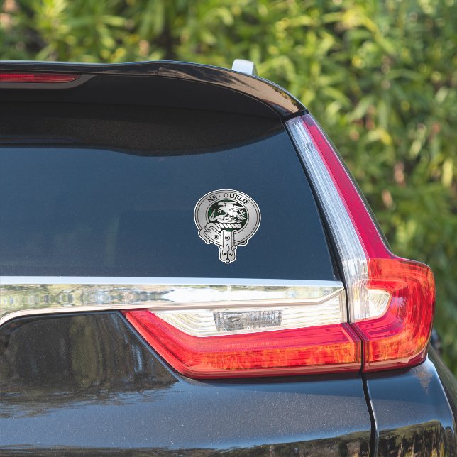 Clan Graham Crest & Tartan (Car Side)