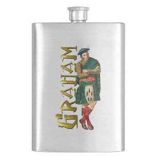 Clan Graham Old Scotland Dream Hip Flask