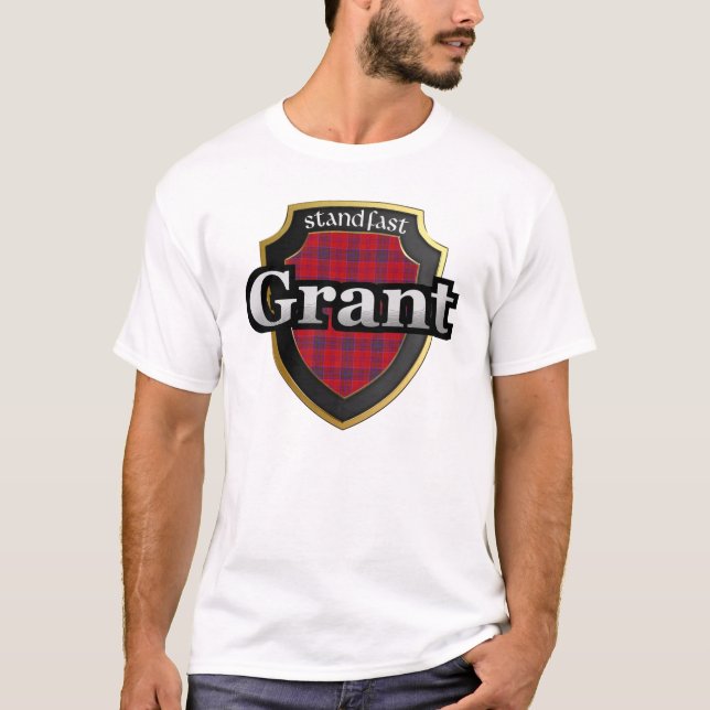 Clan Grant Scotland Tartan Dynasty T-Shirt (Front)