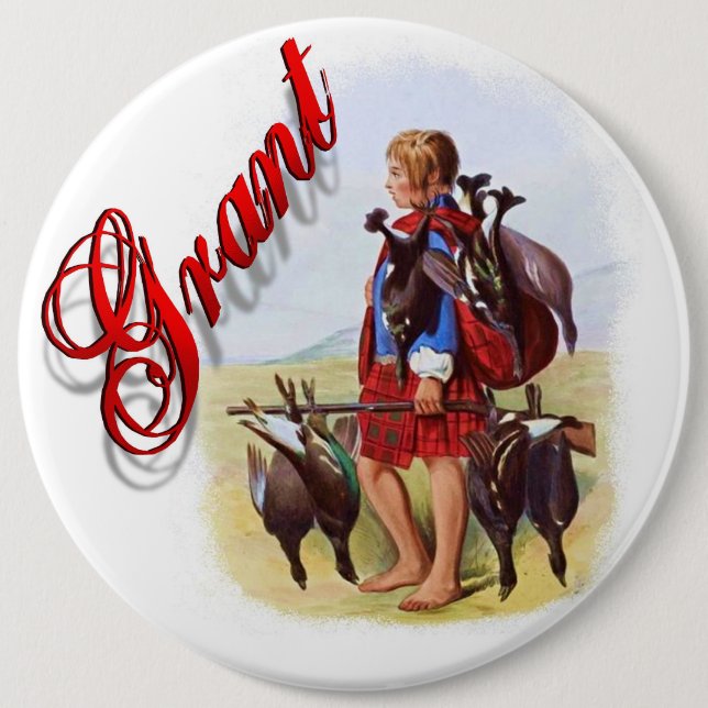 Clan Grant Scottish Dream Button (Front)