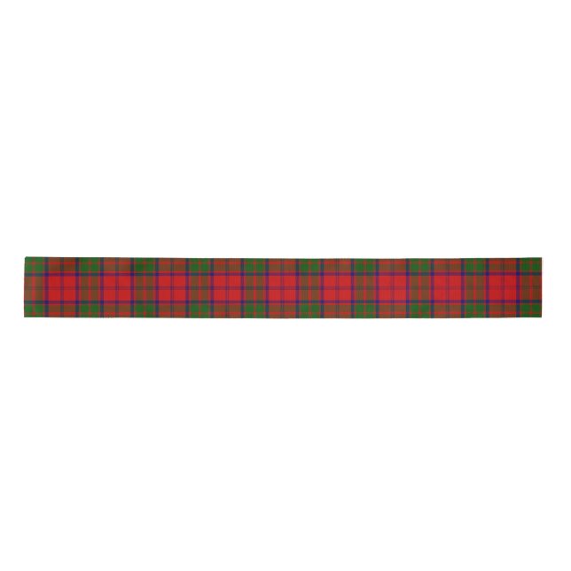 Clan Grant Tartan Plaid Satin Ribbon (Front)