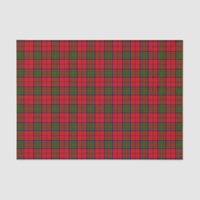 Clan Grant Tartan Plaid Tissue Paper (Front)