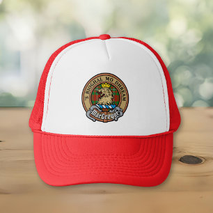Clan Gregor Crest over Tartan Trucker Hat