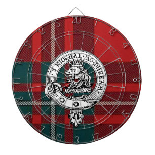 Clan Gregor / MacGregor Badge Dart Board Tartan