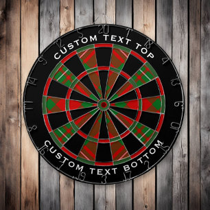 Clan Gregor Tartan Dart Board