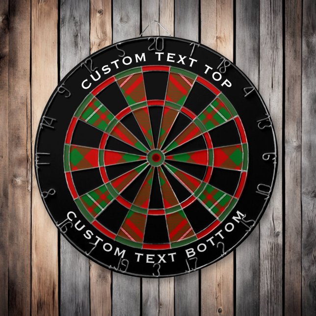 Clan Gregor Tartan Dart Board (Creator Uploaded)
