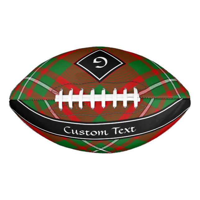 Clan Gregor Tartan Football American Football (Front)