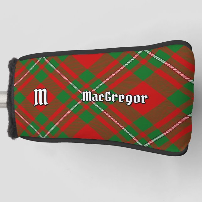 Clan Gregor Tartan Golf Head Cover (Front)