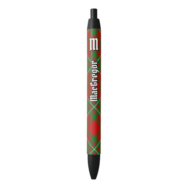 Clan Gregor Tartan Ink Pen (Front Vertical)