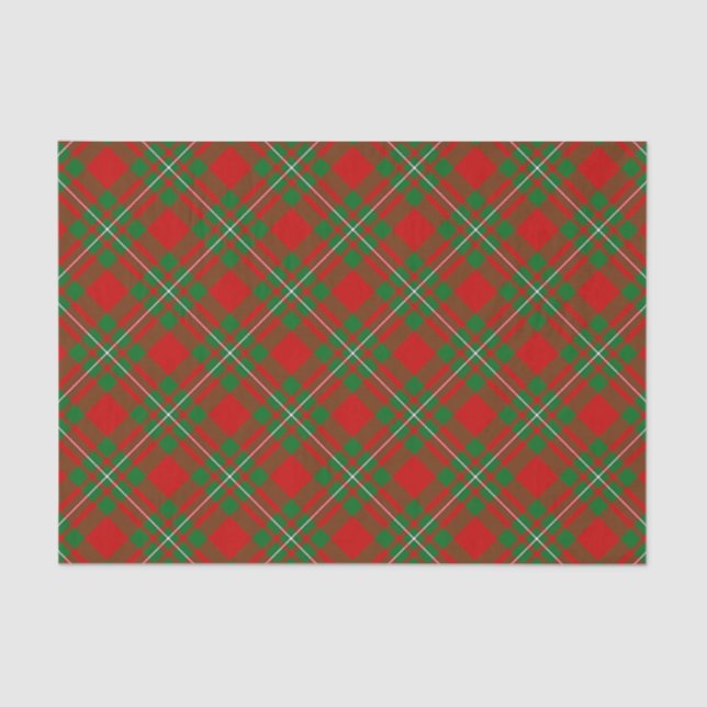 Clan Gregor Tartan Tissue Paper (Front)