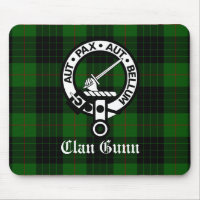 Clan Gunn Crest Badge and Tartan
