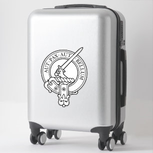 Clan Gunn Crest (Latin) Sticker