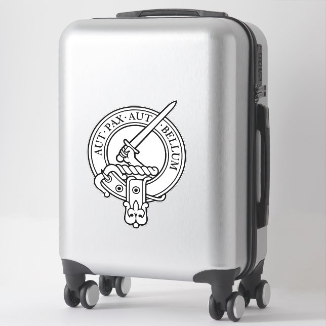Clan Gunn Crest (Latin) Sticker (Suitcase)