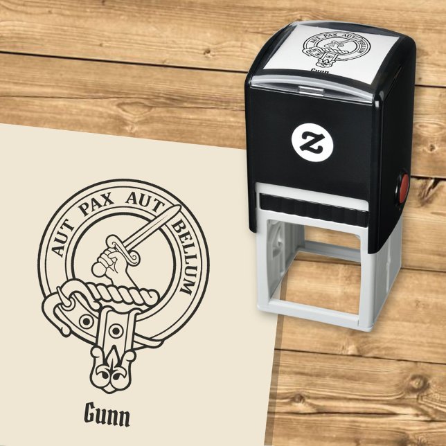 Clan Gunn Crest Self-inking Stamp (Creator Uploaded)