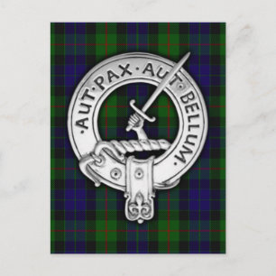 Clan Gunn Crest & Tartan Postcard