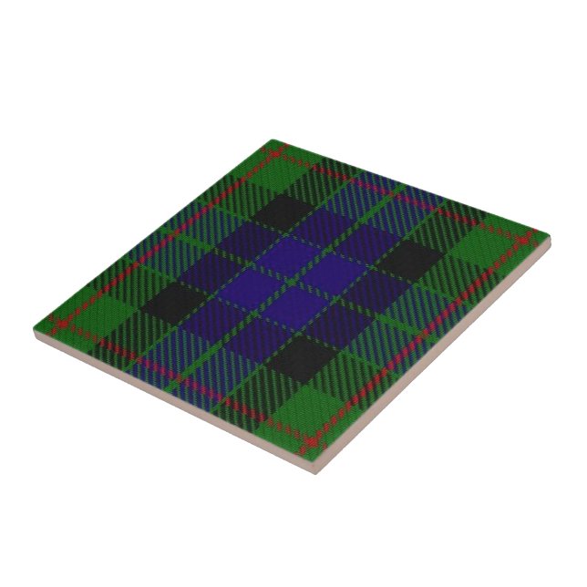Clan Gunn Scottish Expressions Tartan Tile (Side)