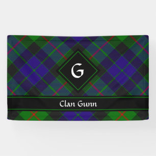 Clan Gunn Tartan Banner