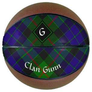 Clan Gunn Tartan Basketball