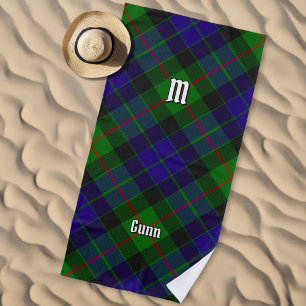 Clan Gunn Tartan Beach Towel