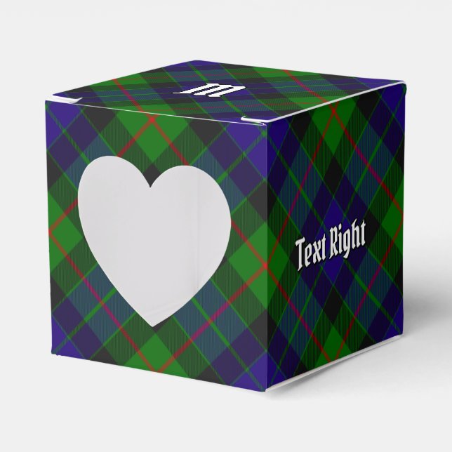 Clan Gunn Tartan Favour Box (Front Side)