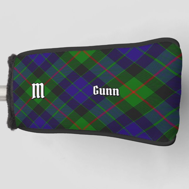 Clan Gunn Tartan Golf Head Cover (Front)