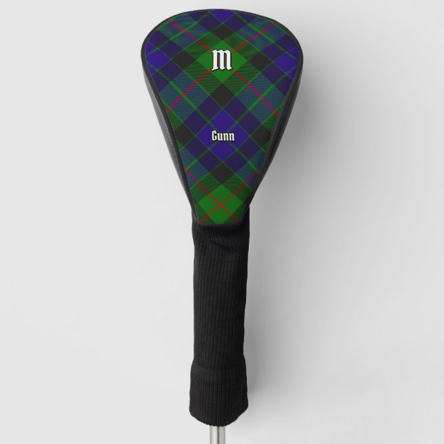 Clan Gunn Tartan Golf Head Cover (Front)