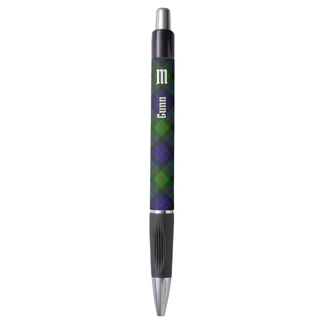 Clan Gunn Tartan Ink Pen (Front Vertical)