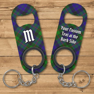 Clan Gunn Tartan Keychain Bottle Opener