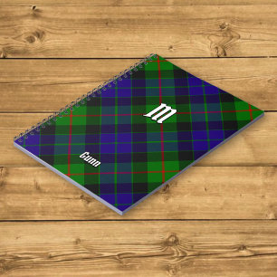 Clan Gunn Tartan Notebook