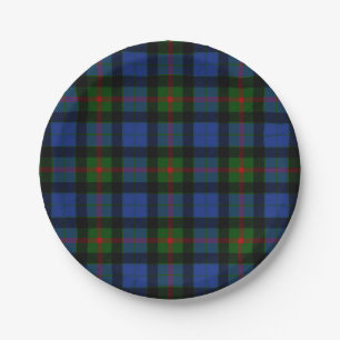 Clan Gunn Tartan Paper Plate