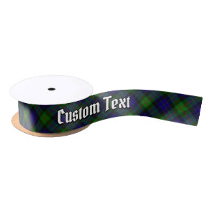 Clan Gunn Tartan Satin Ribbon