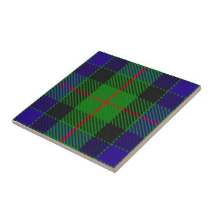 Clan Gunn Tartan  Tile