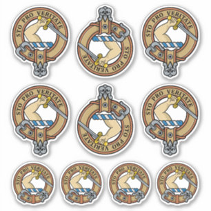 Clan Guthrie Crest Sticker Set