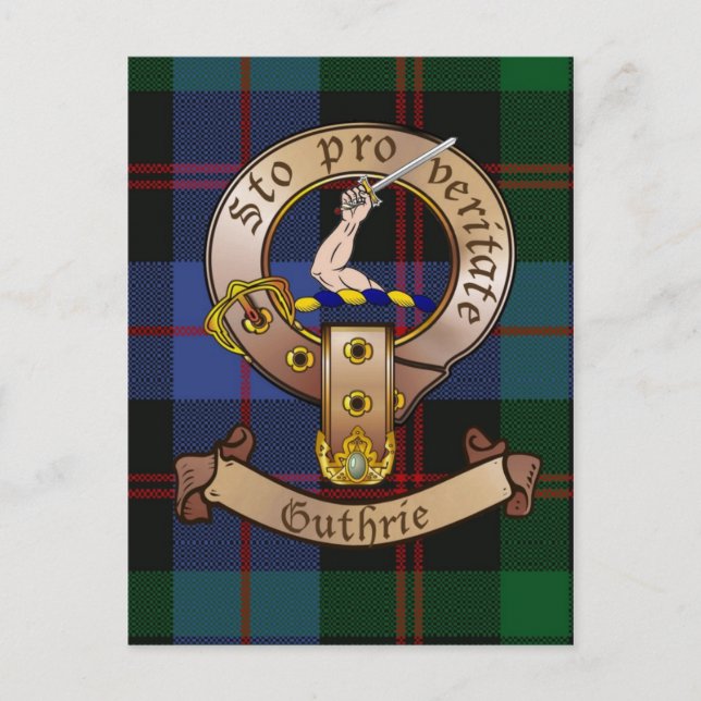 Clan Guthrie Postcards (Front)