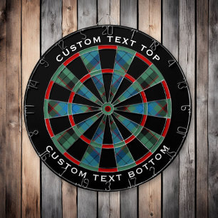 Clan Guthrie Tartan Dartboard