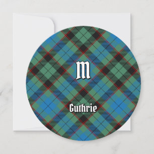 Clan Guthrie Tartan Invitation