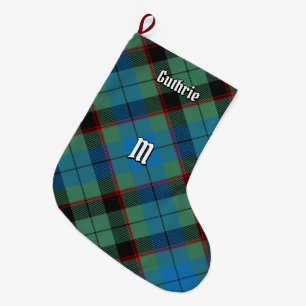 Clan Guthrie Tartan Large Christmas Stocking