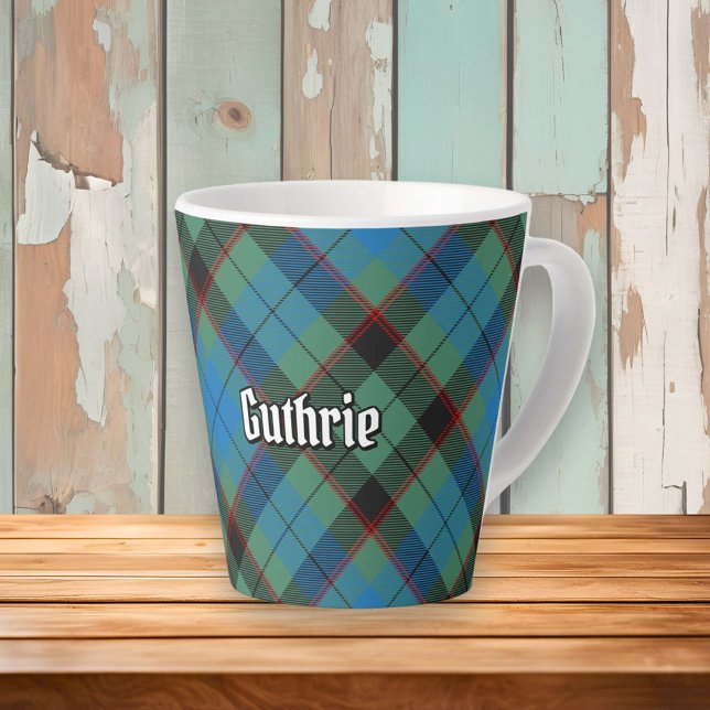 Clan Guthrie Tartan Latte Mug (Creator Uploaded)
