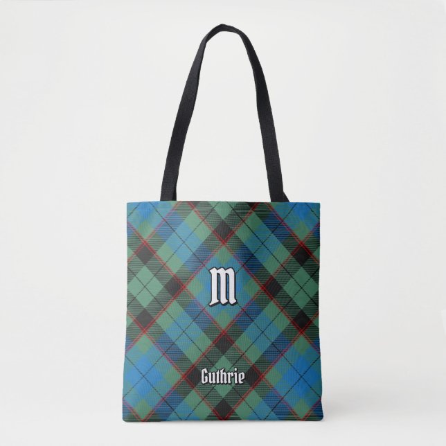 Clan Guthrie Tartan Tote Bag (Front)