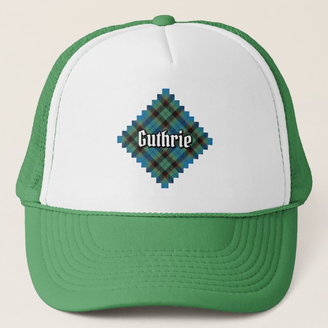 Clan Guthrie Tartan Trucker Hat (Front)