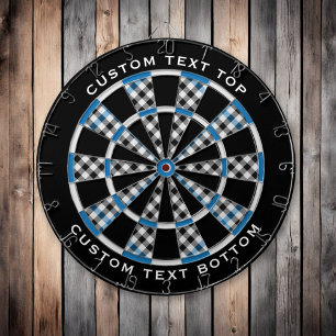 Clan Haig Check Tartan Dartboard