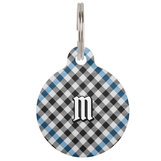 Clan Haig Check Tartan Pet Tag (Front)